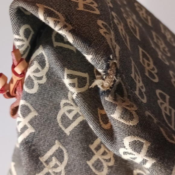 Dooney & Bourke Vintage Y2K Denim Canvas Bag Rehab Project - Picture 10 of 16